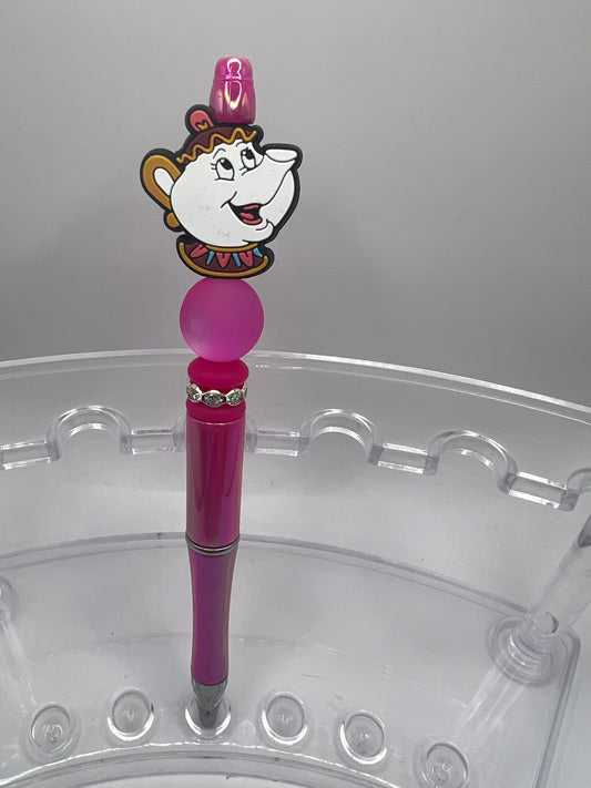 Mrs Potts Beaded Pen