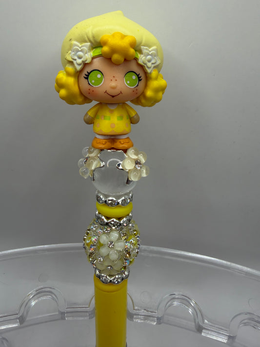 Lemon meringue Beaded Pen