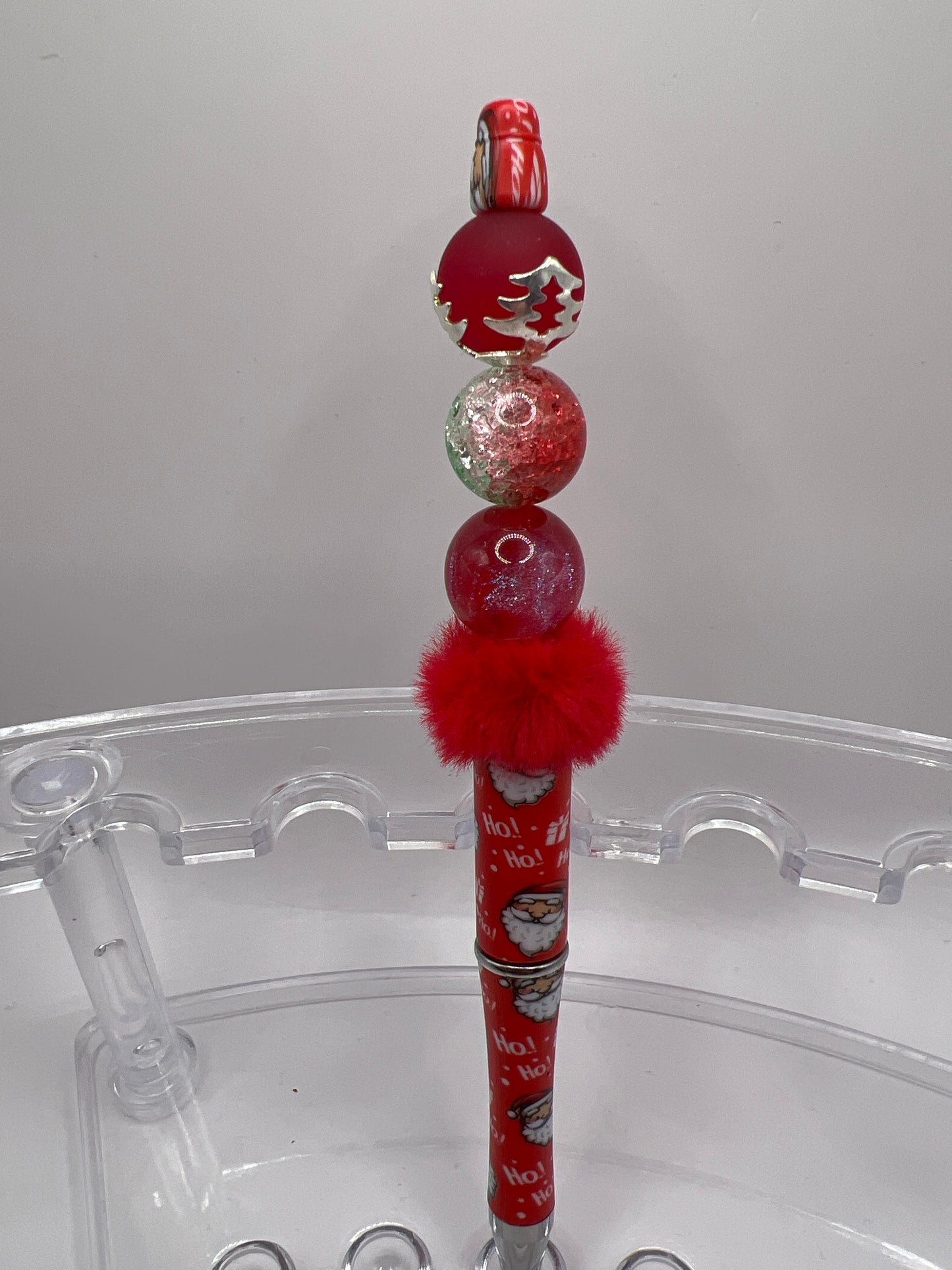 Christmas beaded pen