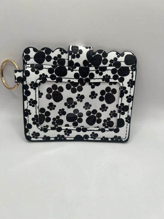 Paw print wallet