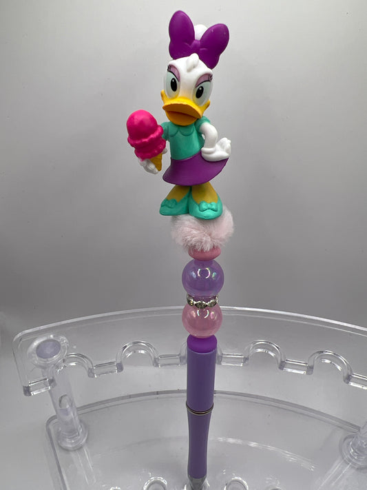 Daisy Duck Beaded Pen
