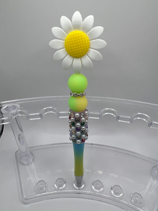 Daisy Beaded Pen