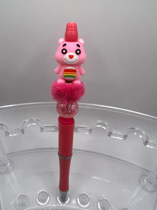 Care Bear Beaded Pen