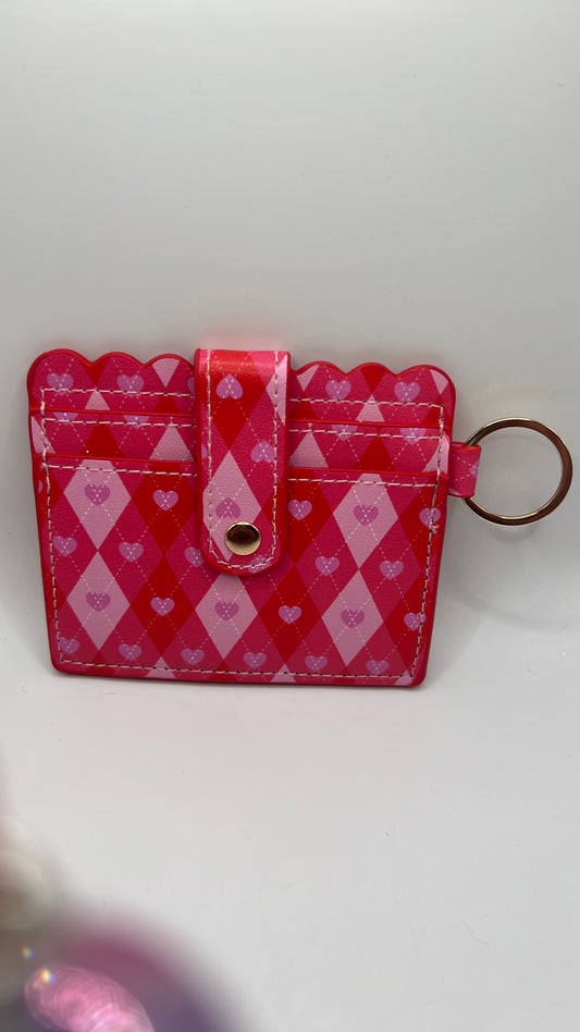 Red and pink wallet