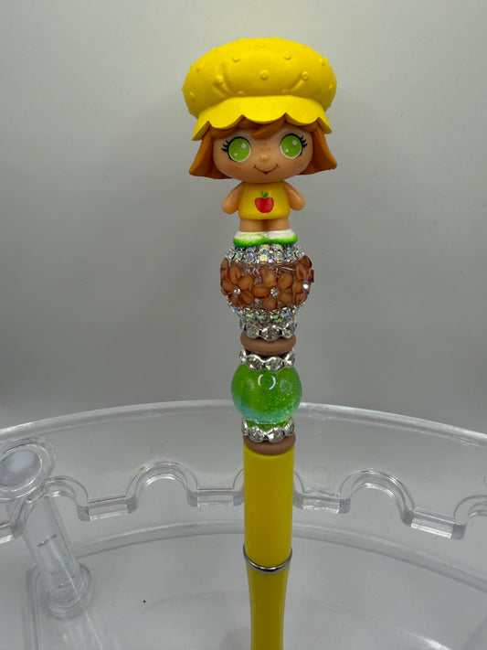 Apple Dumplin Beaded Pen