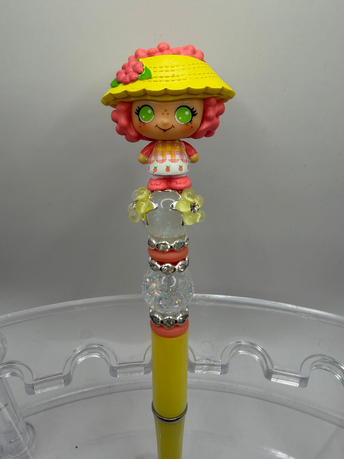 Peach Blush Beaded Pen