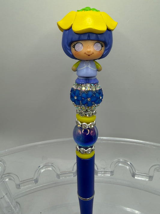 Almond Tea Beaded Pen