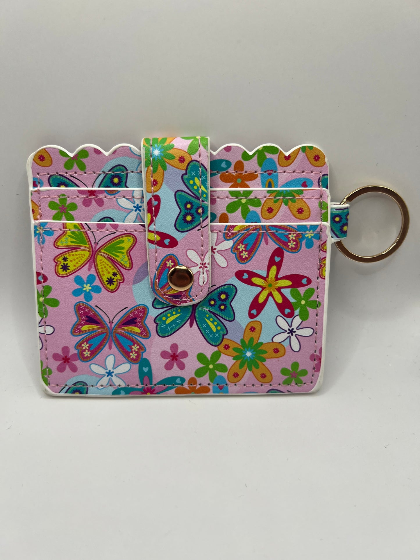 Pink butterfly wallet