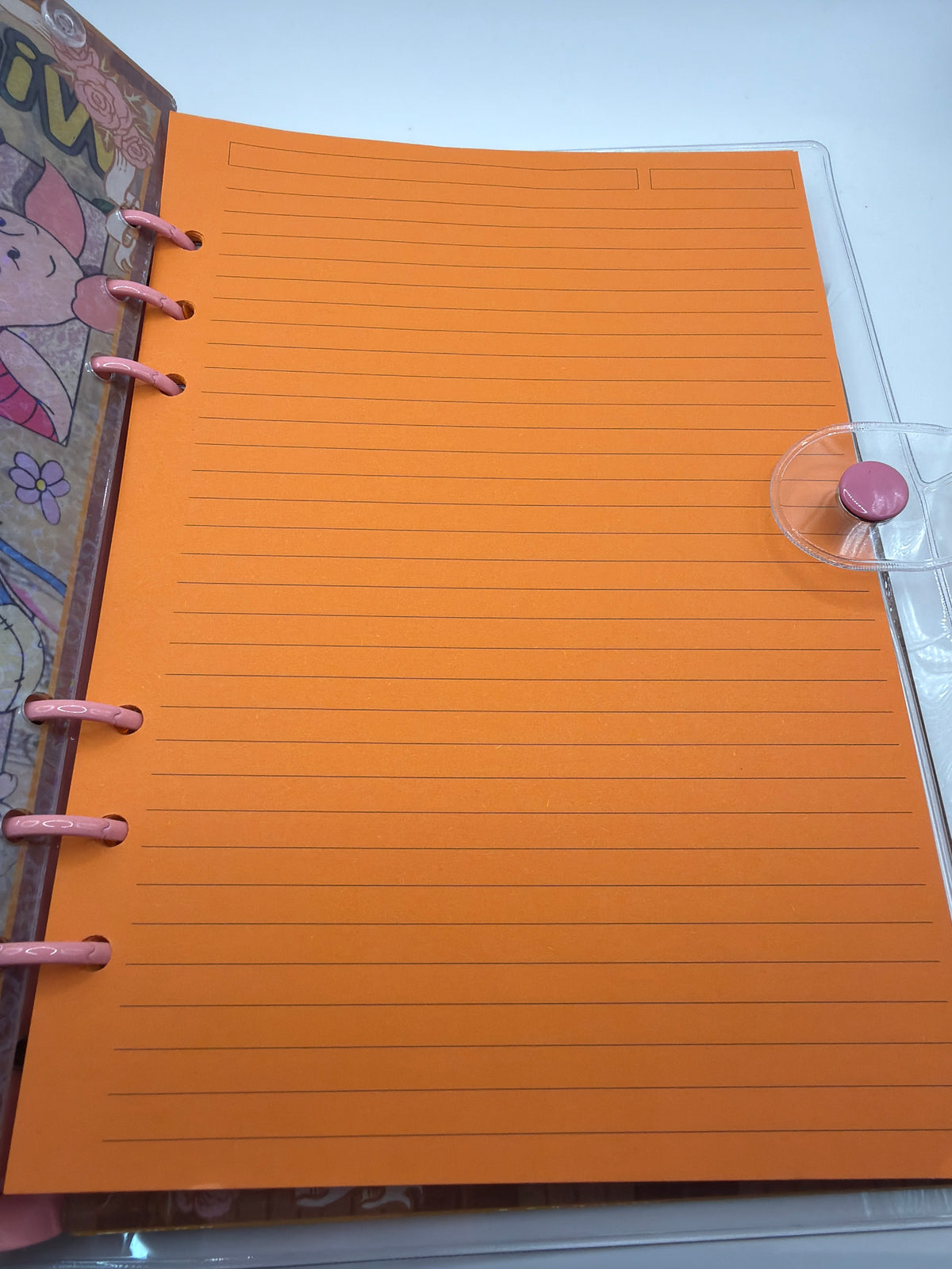 Winnie the Pooh shaker notebook A5