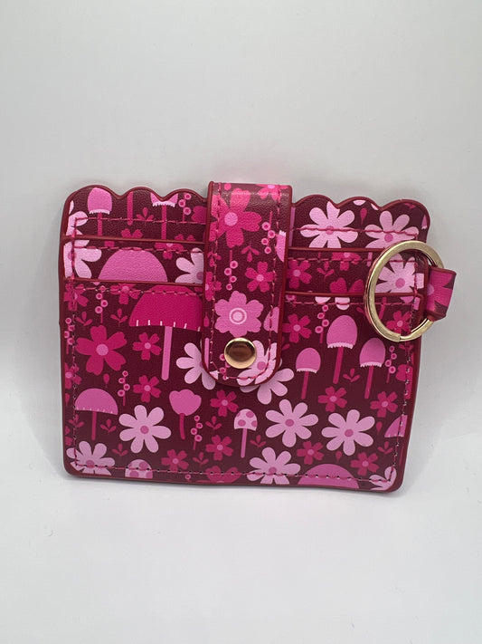Pink Flower Wallet