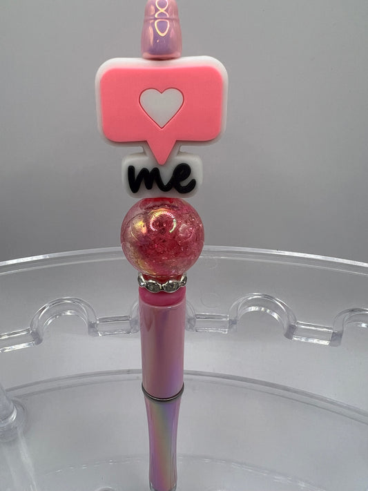 Love me beaded pen