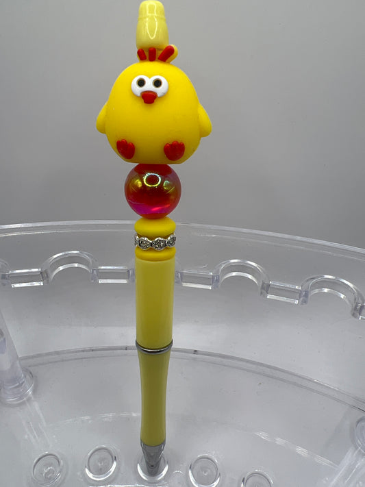 Chicken Beaded Pen