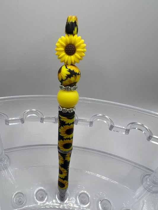 Sunflower Beaded pen