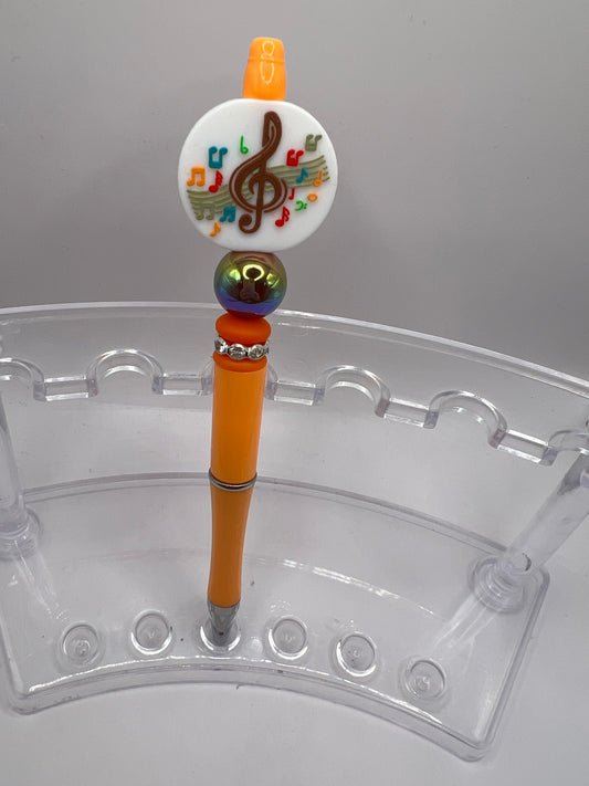 Music Note beaded pen