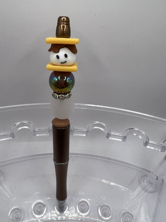 S’mores beaded pen