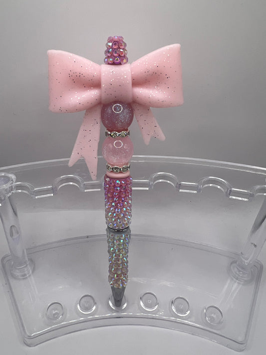 Glitter Pink Bow