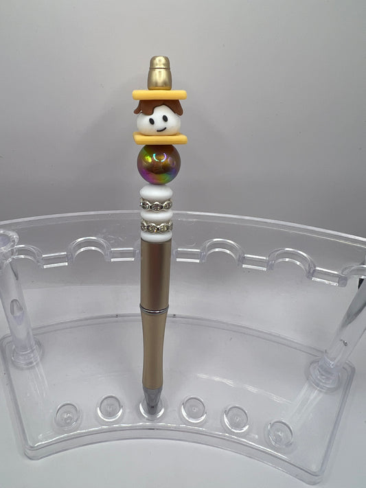 S’mores beaded pen