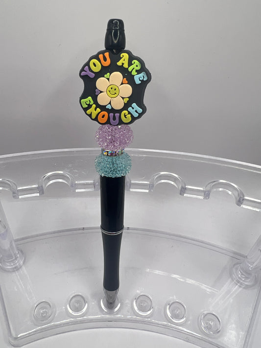 You Are Enough  Beaded Pen