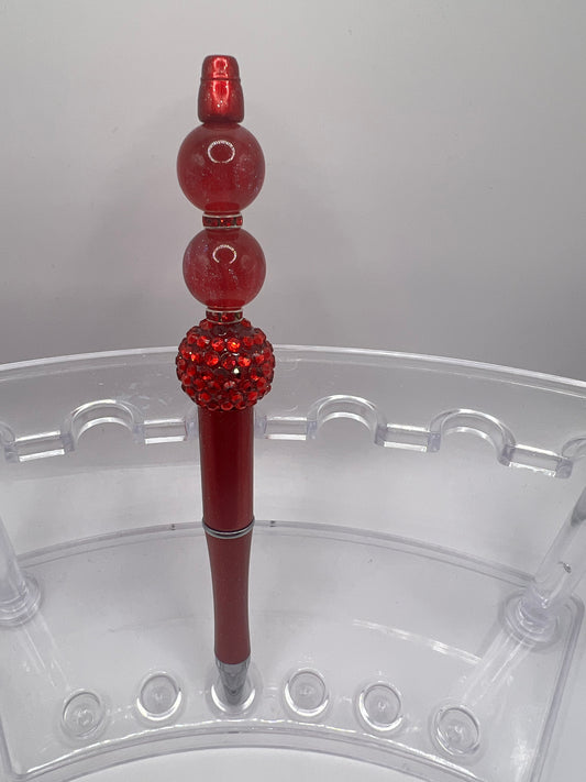 Red Beaded Pen
