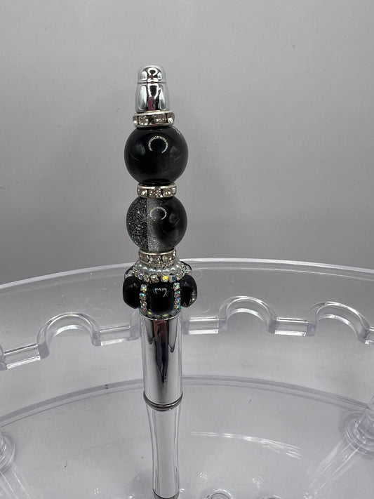 Black Beaded Pen