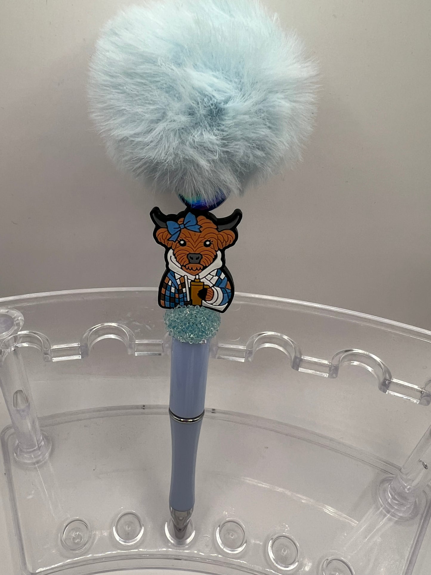Cow Beaded Pen