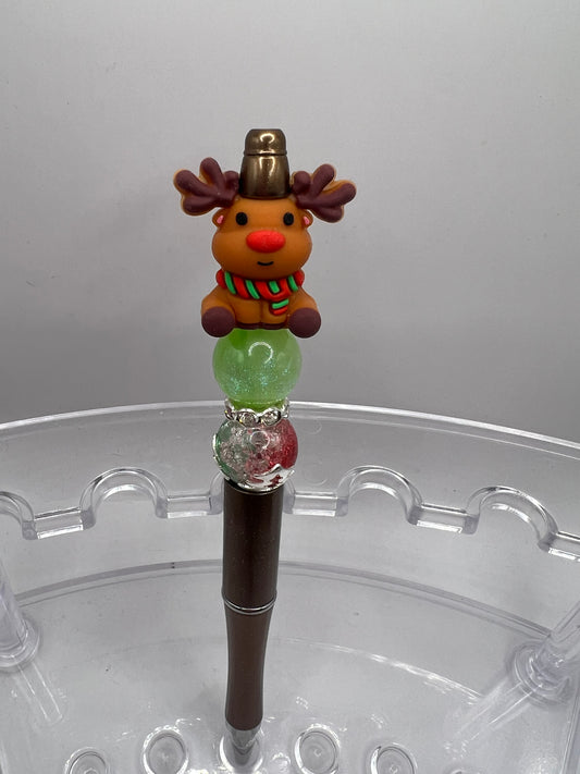 Reindeer Beaded Pen