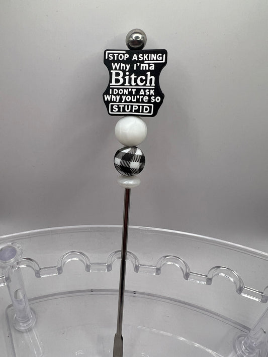 Beaded Stir Stick