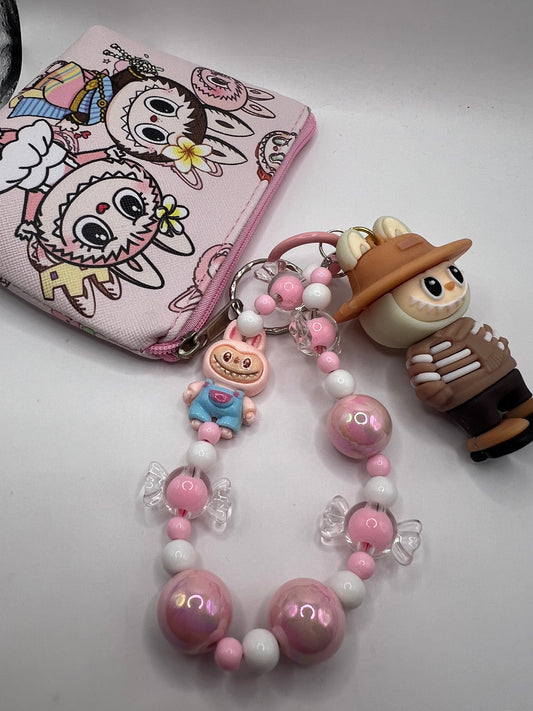 Labubu , wristlet, mini purse
