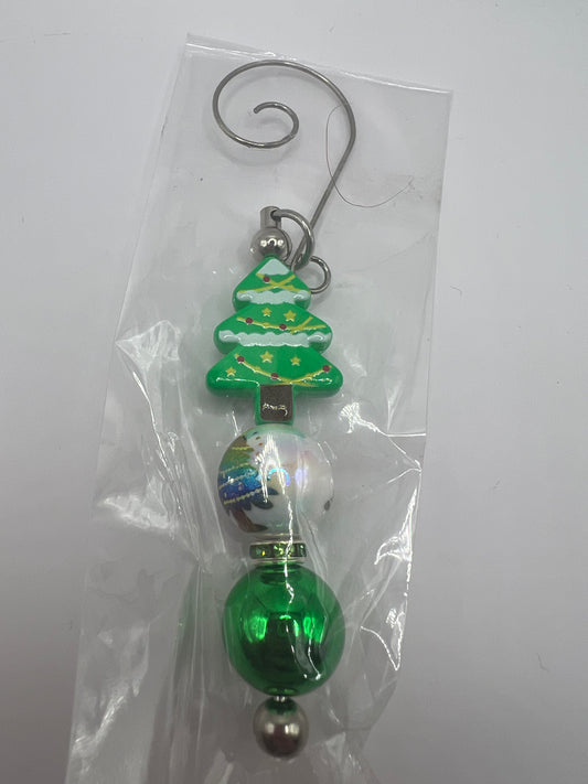 Green tree ornament