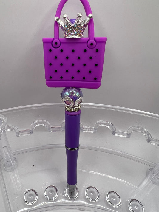 Bag beaded pen