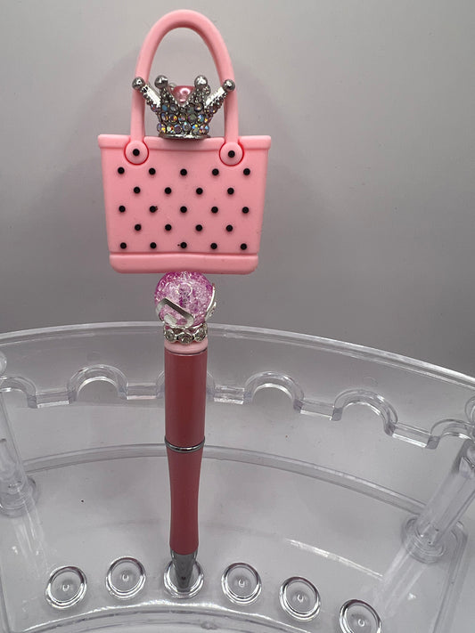 Bag beaded pen