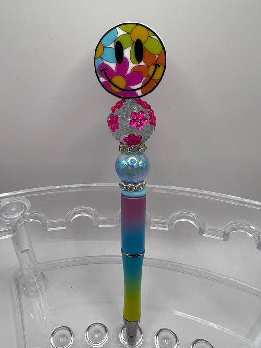 Smiley Beaded Pen