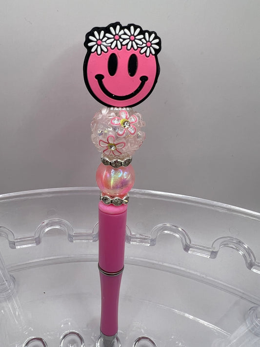 Smiley Beaded Pen