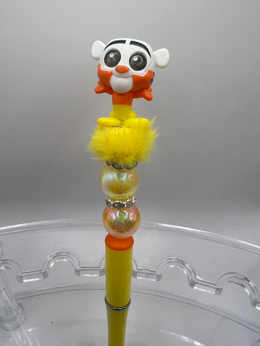 Tiger beaded pen – Halloween