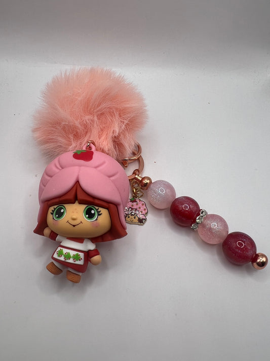 Strawberry shortcake keychain