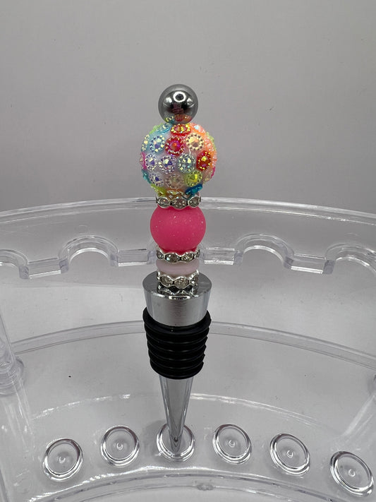 Beaded Wine topper