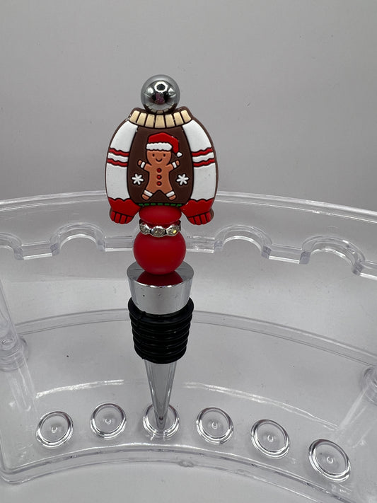 Beaded Wine topper
