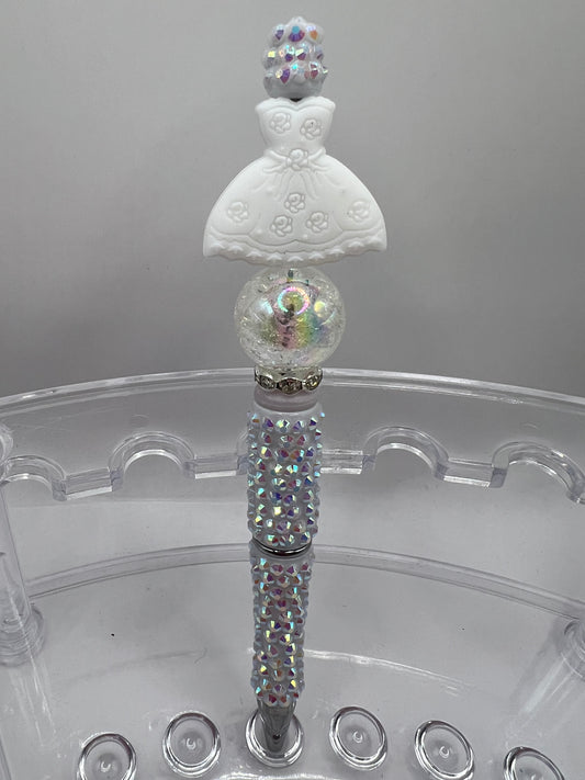 Wedding Dress beaded pen