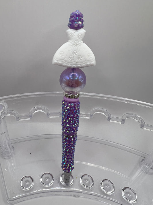 Wedding Dress  beaded pen