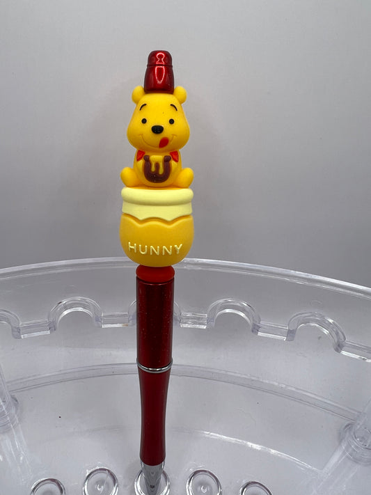 Winnie the Pooh beaded pen