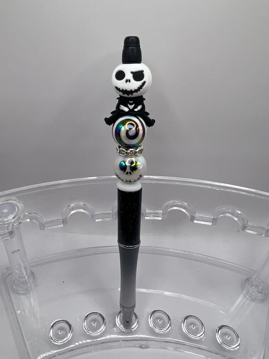 Jack Skellington beaded pen