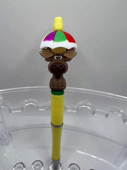 Pen with umbrella