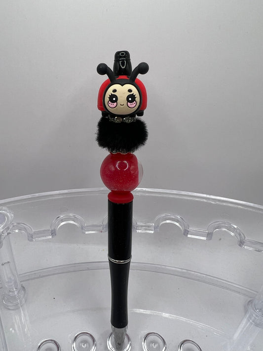 Ladybug beaded Pen