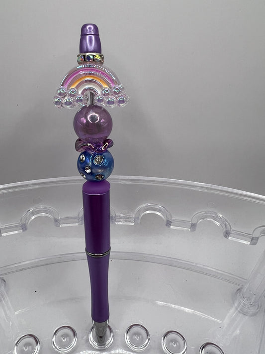 Rainbow beaded Pen
