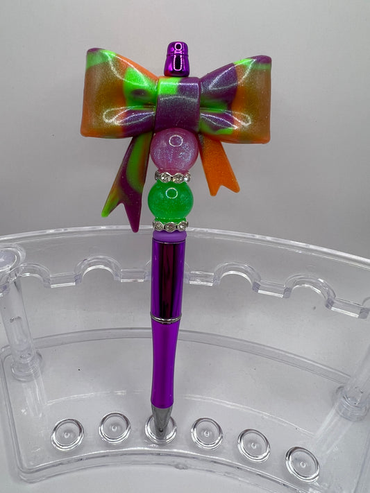 Bow  beaded pen