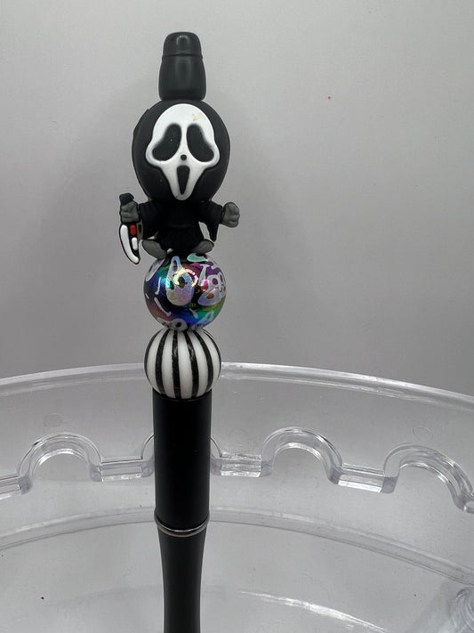 Scream beaded pen