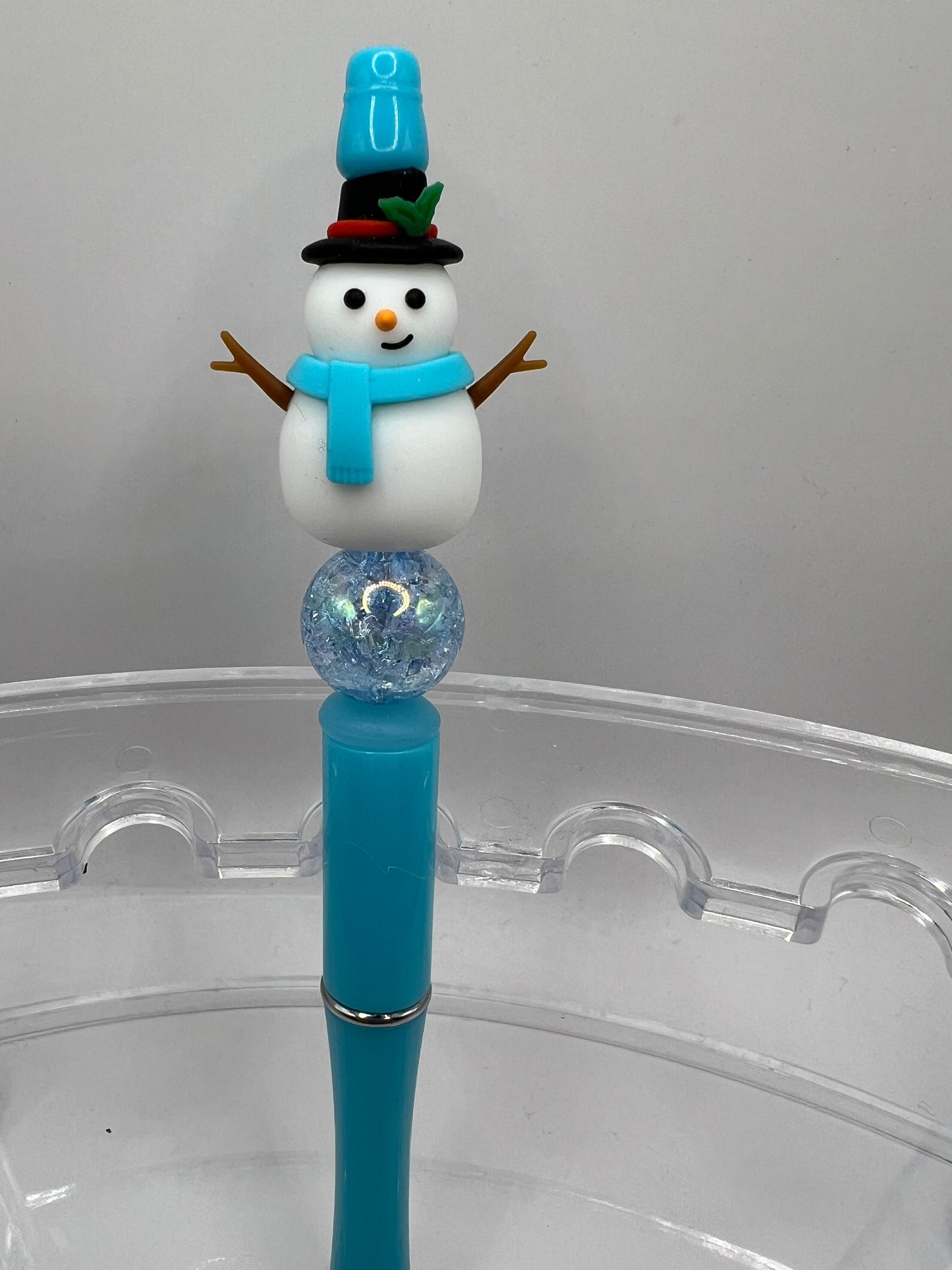 Snowman Christmas pen