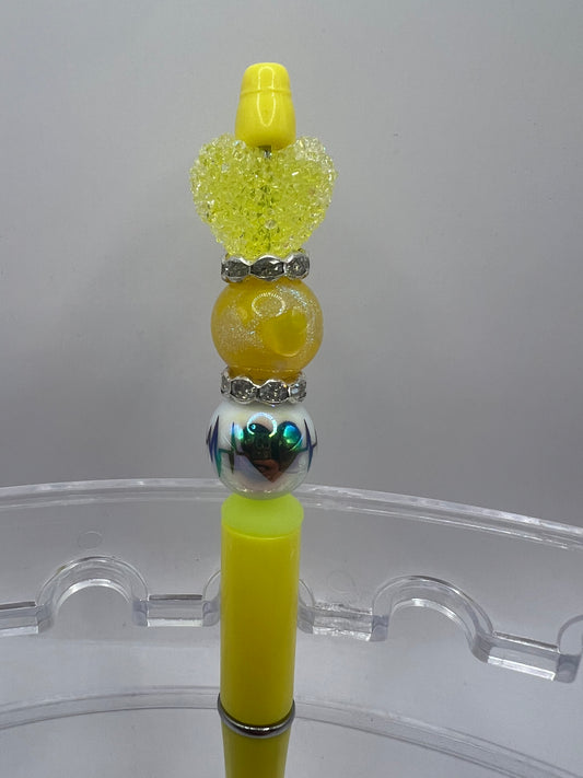 Valentines beaded pen