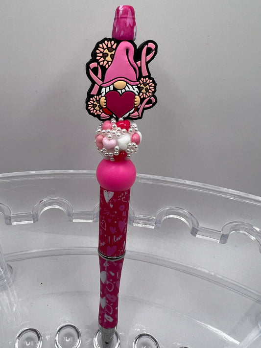 Valentines beaded pen