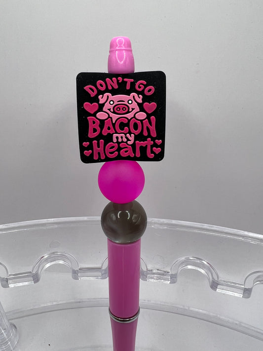 Valentines beaded pen